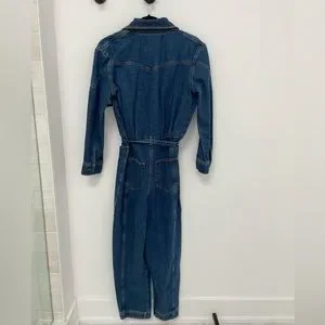 Nanushka Pants Jumpsuits Nanuska Naki Tied Front Denim